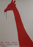 He Will Only Eat Squid Ink Pasta by David Shrigley, Ink Pasta', sold Dec 2021