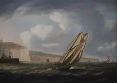 Untitled by Thomas Buttersworth, 1820, oil on canvas, sold Dec 2021