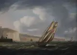 Untitled by Thomas Buttersworth, 1820, oil on canvas, sold Dec 2021