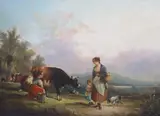 Untitled by William Shayer Snr., Oil on canvas, sold Dec 2021