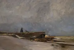 Untitled by Gabriel Gruchy, oil on canvas, sold Dec 2021