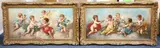 Amorini and doves amongst cloudspair of oils on by Charles Augustus Henry Lutyens, oil, sold Dec 2021