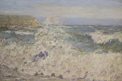 Les Brissantsoil on canvassigned, Redfern Gallery label verso38 x 56cmMeteyard was the only non-French elected member of the Nabis by Thomas Buford Meteyard, oil, sold Dec 2021