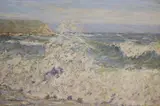 Les Brissantsoil on canvassigned, Redfern Gallery label verso38 x 56cmMeteyard was the only non-French elected member of the Nabis by Thomas Buford Meteyard, oil, sold Dec 2021