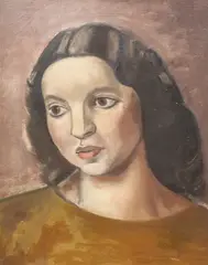 Untitled by Bernard Meninsky, oil on canvas, offered Dec 2021