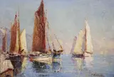 Untitled by Horace Middleton Rha, oil on board, sold Dec 2021
