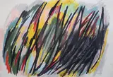 Untitled by William Gear, mixed media on paper, sold Dec 2021