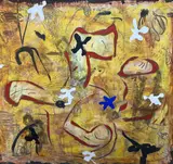 Les Trois Garcons' oil on canvas signed and dated 97 verso 136 x 150cm by Peter Astrom, oil on canvas, offered Dec 2021