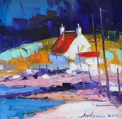 Untitled by John Lowrie Morrison, 2002, oil on canvas, sold Dec 2021