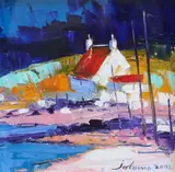 Untitled by John Lowrie Morrison, 2002, oil on canvas, sold Dec 2021