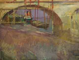 Untitled by David Graham, oil on canvas, sold Dec 2021