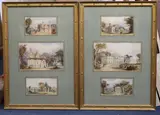 Designs for Greek Revival and Rustic Country Housessix by Francis Goodwin, watercolour, offered Dec 2021