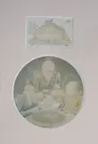A Game of Hazard' watercolour tondo 24.5cm, with signed separate title 10 x 16cm by Thomas Rowlandson, watercolour, sold Dec 2021