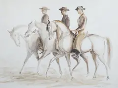 5 x 50cm by John Skeaping, watercolour, sold Dec 2021
