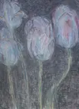 May Tulips' Pastel on Whatman paper Signed and dated 1986 76 x 56cm by Leonard McComb, 1986, Pastel on Whatman paper, sold Dec 2021
