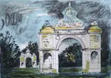 Holdenleylimited edition printsigned in by John Piper, print, sold Dec 2021