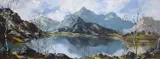 Untitled by Wyatt Warren, oil on board, sold Dec 2021