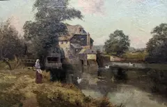 Untitled by Ernest Walbourn, Oil on canvas, sold Dec 2021