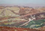 Slaughterford by Paul Ayshford Methuen, oil on canvas, sold Dec 2021
