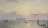 View of the Chain Pier at Brighton by Frederick Miller, 1876, watercolour, sold Dec 2021