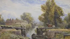 Woolhampton Loch by Robert Thorne Waite, watercolour, sold Dec 2021