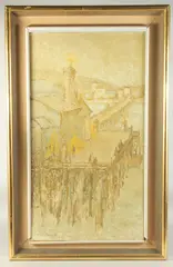 The Fishermen by Ronald Copping, oil on board, offered May 2023