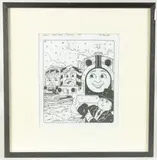 Thomas by Tim Marwood, ink, offered May 2023