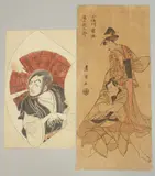 KABUKI ACTORS; two early 19th century original Japanese woodblock prints, (2) by Toyokuni I Utagawa, print (other), offered Apr 2023