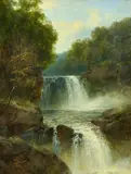 Near Bettws-y-Coed by J. B. Smith, 1871, oil on canvas, sold Mar 2023