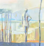 Early Morning Grey by Kirsty Wither, oil on canvas, sold Mar 2023