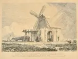 The East View of the Gateway of St. Bennets Abbey by John Sell Cotman, etching, sold Mar 2023
