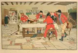 British, a set of four hunting prints, each signed in pencil, published by Lawrence and Bullen ltd, each 14" x 24" (36 x 61cm), (4) by Cecil Aldin, pencil, sold Mar 2023