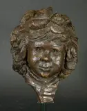 British, a bronze bust of Hannah Rose age two years and nine months by John Worsley, bronze, offered Mar 2023