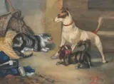 Untitled by Maudie Franegan, 1885, watercolour, sold Feb 2023