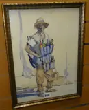 Untitled by Robert Eadie, watercolour and pencil, offered Jun 2019