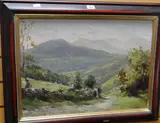 Towards Snowdon by Robert Fowler, oil on canvas, sold May 2019