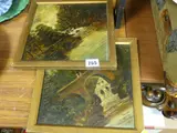 1903 oils on board, a pair - Betws-y-Coed, 21.5 x 21.5 cms by C H Wadsworth, oil, sold Apr 2019