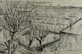 Untitled by Arthur Charlton, 1956, ink, sold Mar 2019