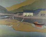 Untitled by Arthur Charlton, etching, sold Mar 2019