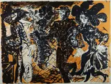 Costers Dancing by Ceri Richards limited edition, lithograph, sold Mar 2019