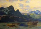 Untitled by Robert Borlase Smart, oil on canvas, sold Mar 2019