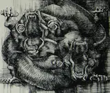 Minotaur by Michael Ayrton, print, sold Mar 2019