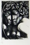 Gorgon by Michael Ayrton, etching, sold Mar 2019