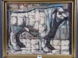 Untitled by Selwyn Jones, 1959, oil on board, offered Feb 2019
