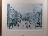 The Level Crossing, Burton-on-Trent by Lawrence Stephen Lowry guild stamped print, print, offered Feb 2019