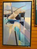 Untitled by Ian D Scott, oil on canvas, sold Feb 2019