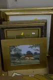 'A Farm Yardley on the way for Sheldon, Warwickshire, Eng', oil on board, signed by William J Smith, oil on board, sold Feb 2018