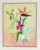 'STARGAZER LILY', an original watercolour painting, initialled by the artist, double by S. Swannell, watercolour, sold Feb 2018