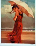 a limited edition print 4/150, signed and numbered in pencil, with by Mark Spain 'lost In Thought', print, sold Feb 2018