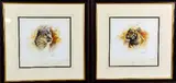 'SNOW LEOPARD AND TIGER', a pair of limited edition prints 552/850, signed, numbered by Tony Forrest, print (other), sold Feb 2018